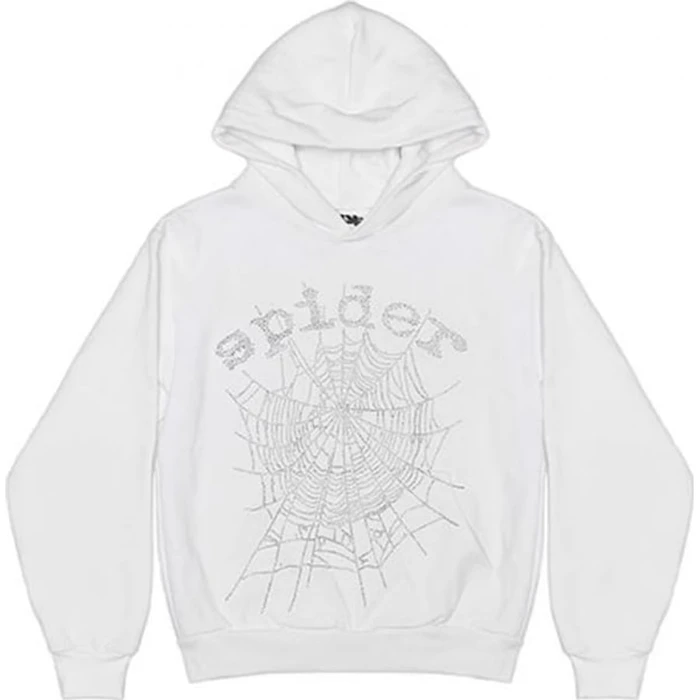 Sp5der OG Rhinestone Hoodie 1:1