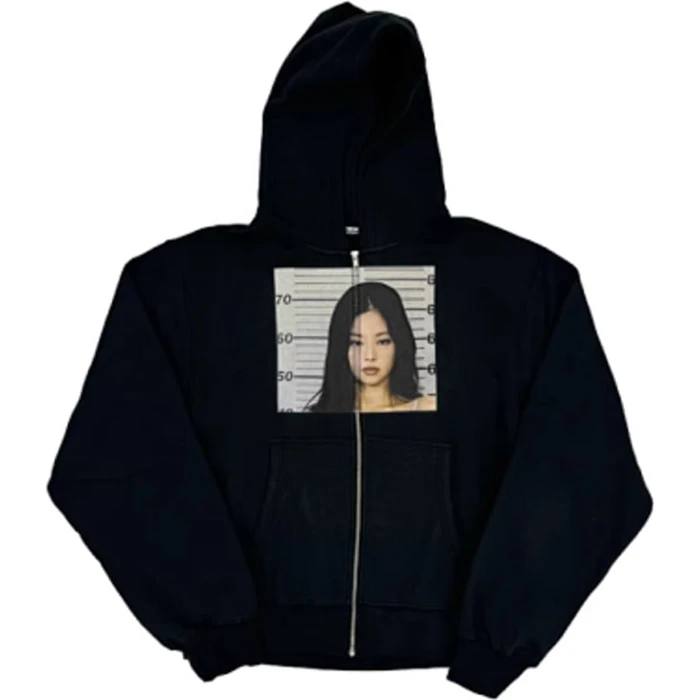 "Free Jennie Kim" Zip Hoodie