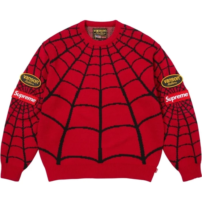 Supreme x Spiderman Sweater